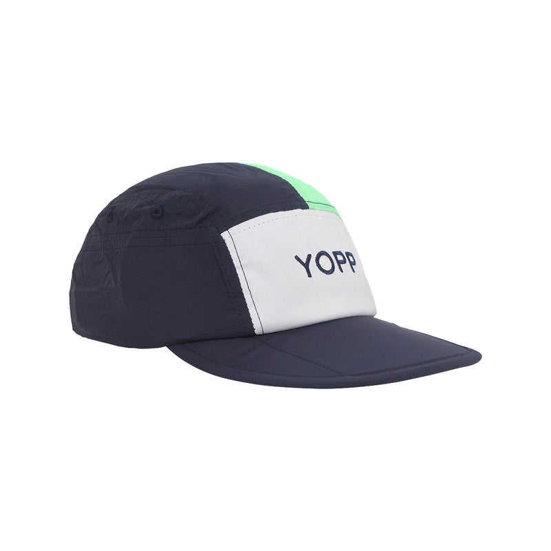 Boné 5 Panel Branco e Verde