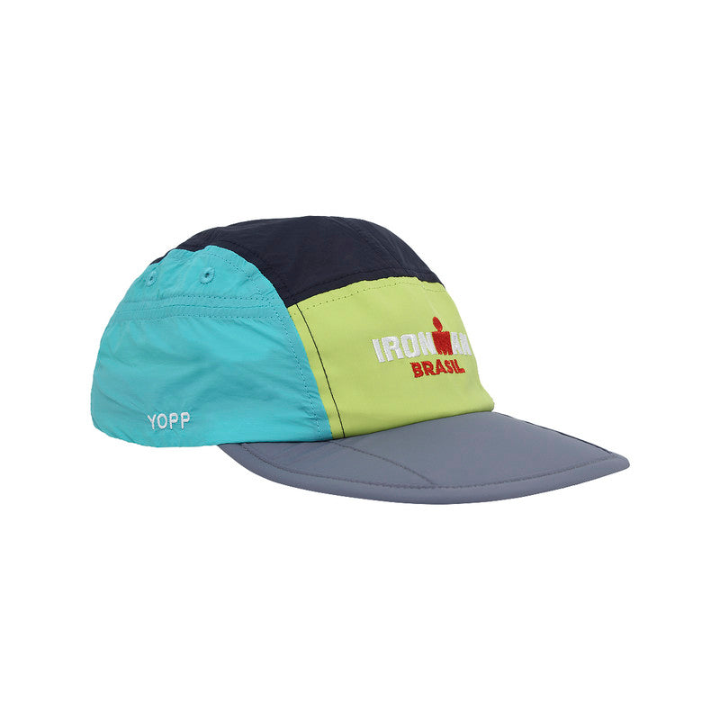 Boné Ironman Brasil 5 Panel Azul e Verde