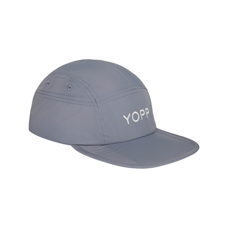Boné 5 Panel Cinza